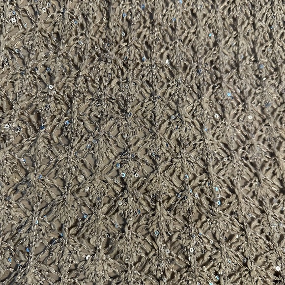 Maurices Crochet Sweater with Chiffon Lining - Picture 2 of 5